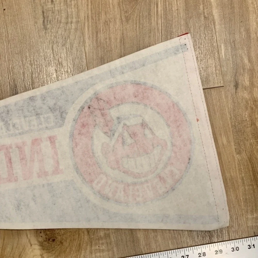 Indians Vintage Defunct Circa 1980's Style #2 Team Logo Pennant MLB Baseball‎